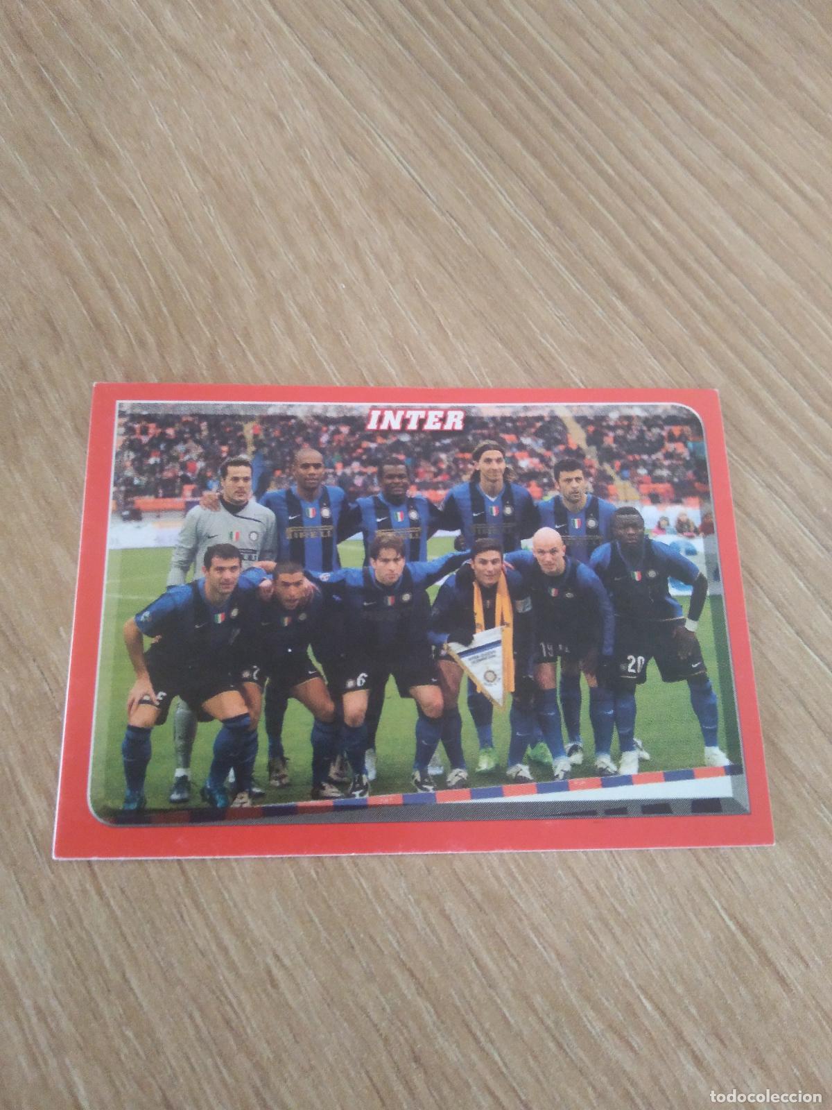Fu&szlig;ball-Sticker: V6 EQUIPO PLANTILLA INTER MILAN CROMO FUTBOL PANINI LIGA ITALIA 2008-2009 CALCIATORI 08-09