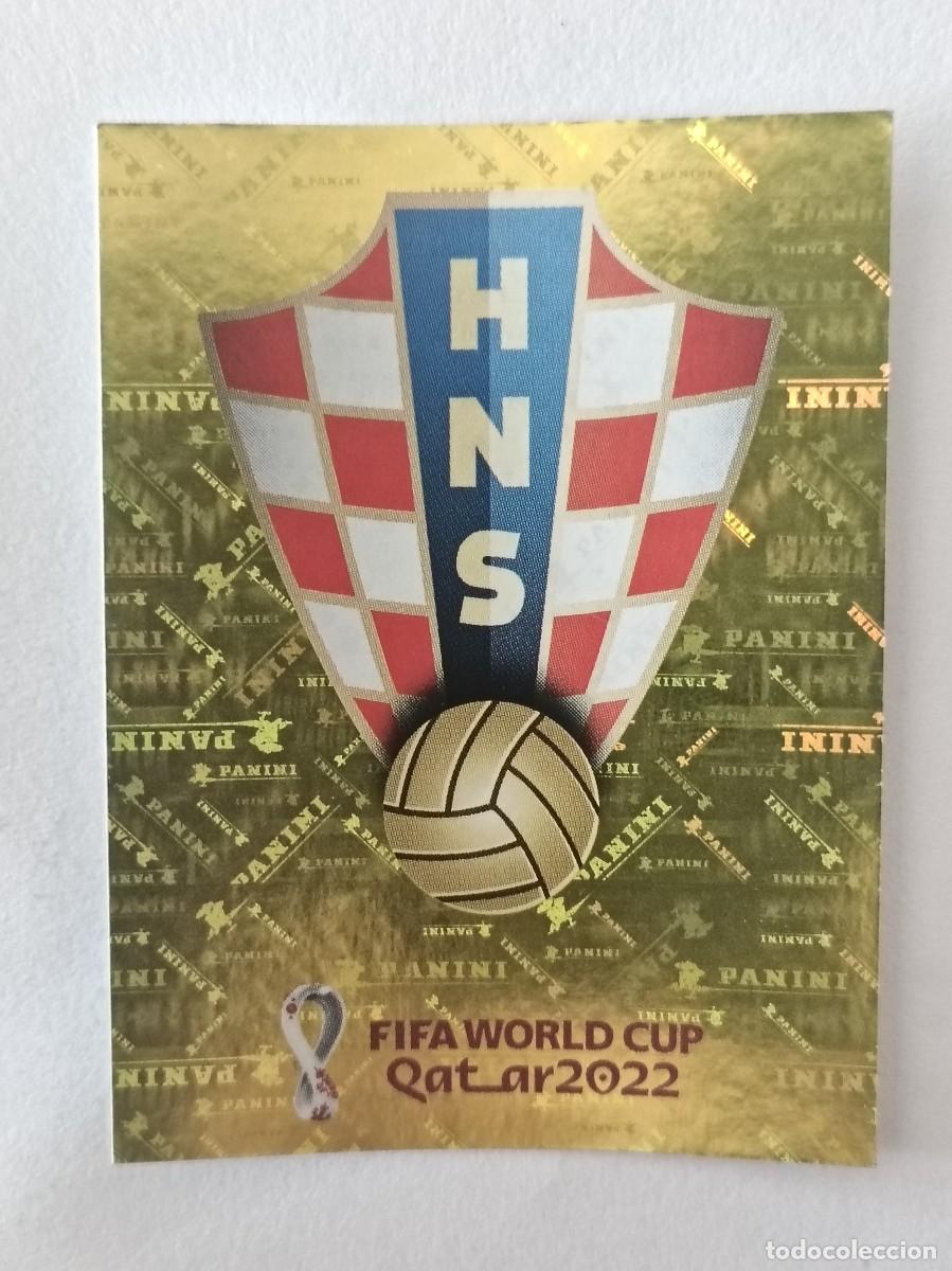 Fu&szlig;ball-Sticker: #CRO 2 ESCUDO (CROACIA) MUNDIAL QATAR 2022 PANINI