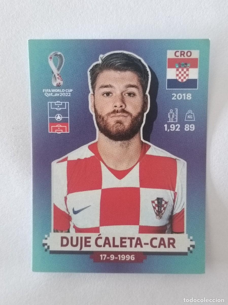 Football Stickers: #CRO 5 DUJE CALETA-CAR (CROACIA) MUNDIAL QATAR 2022 PANINI