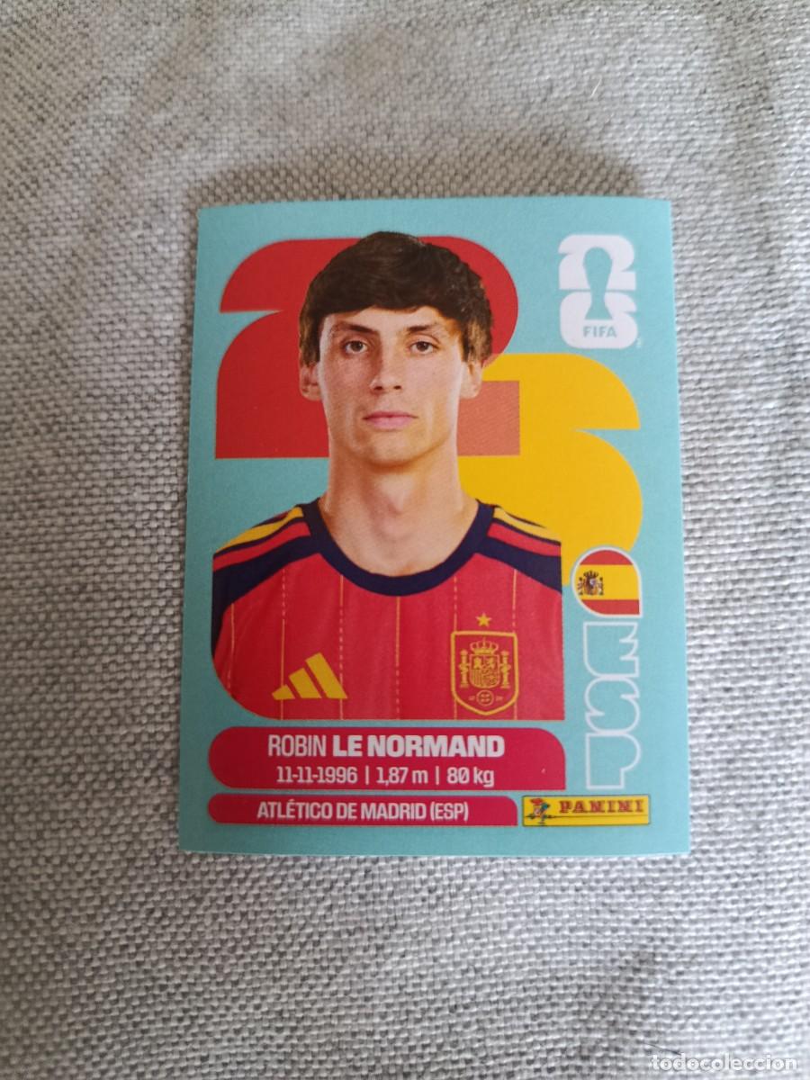 Cromos de f&uacute;tbol: Mundial Estados Unidos-Mexico-Canad&aacute; 2026. 3- Le Normand. Espa&ntilde;a. Nunca pegado.