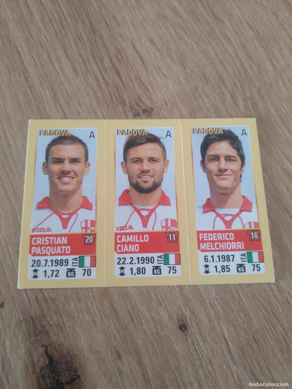 Cromos de f&uacute;tbol: 701 PASQUATO CIANO MELCHIORRI PADOVA CROMO FUTBOL PANINI LIGA ITALIA 2013-2014 CALCIATORI 13-14