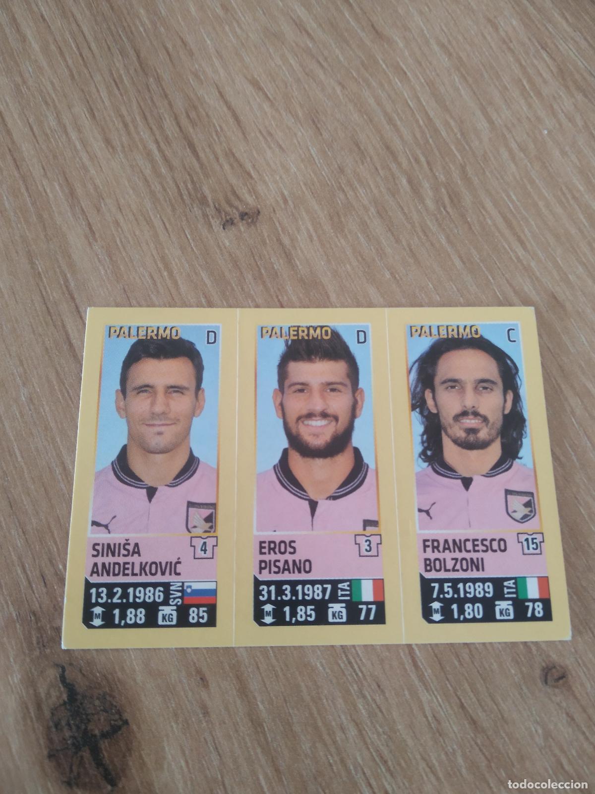 Cromos de f&uacute;tbol: 706 ANDELKOVIC PISANO BOLZONI PALERMO CROMO FUTBOL PANINI LIGA ITALIA 2013-2014 CALCIATORI 13-14