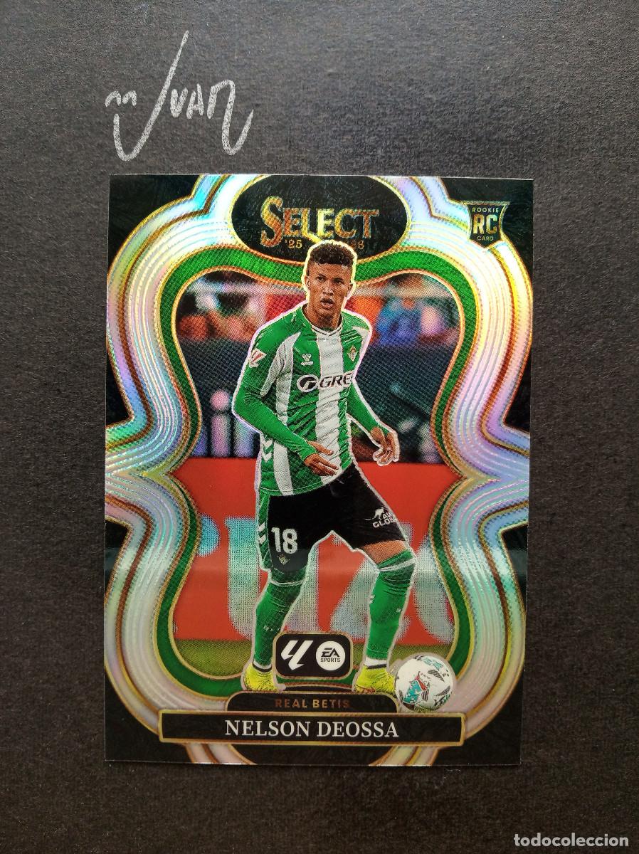 Fu&szlig;ball-Sticker: N&ordm; 144 SILVER PRIZM ROOKIE DEOSSA REAL BETIS COLOMBIA ⚽ PANINI &reg; SELECT LIGA 2025 2026 25 26 NUEVO
