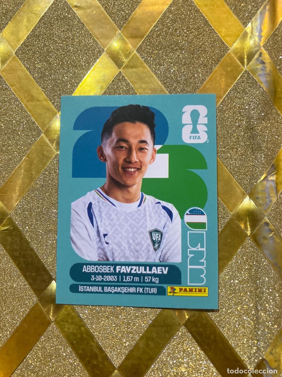 Cromos de f&uacute;tbol: CROMO DE F&Uacute;TBOL NUMERO UZB 20 ABBOSBEK UZBEKISTAN MUNDIAL 2026 MEXICO-EEUU-CANADA PANINI !