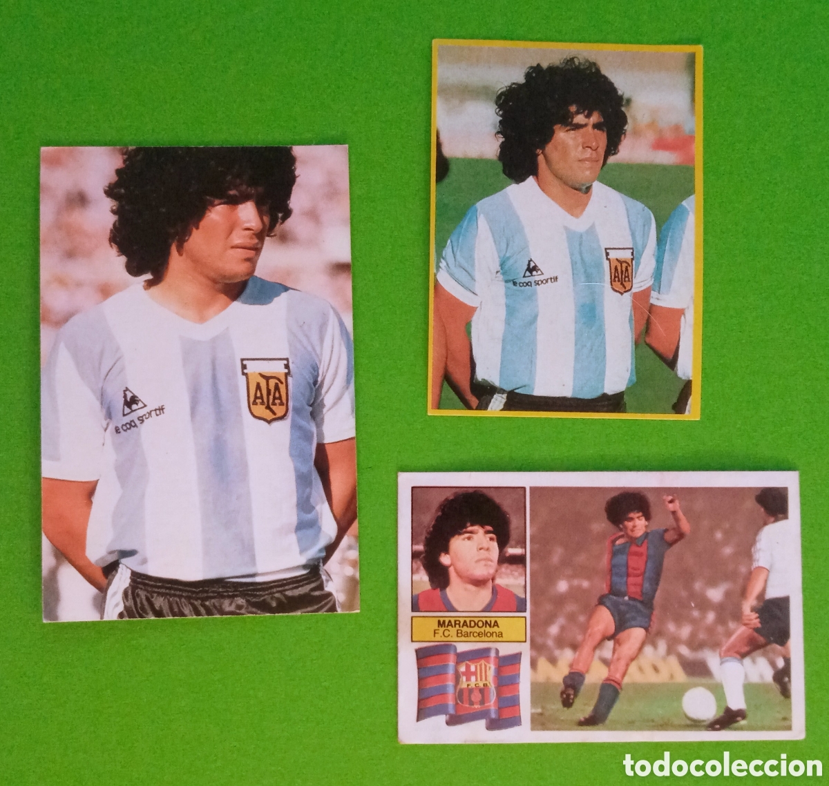 Cromos de f&uacute;tbol: Maradona rookie 1982 1983 cromo futbol