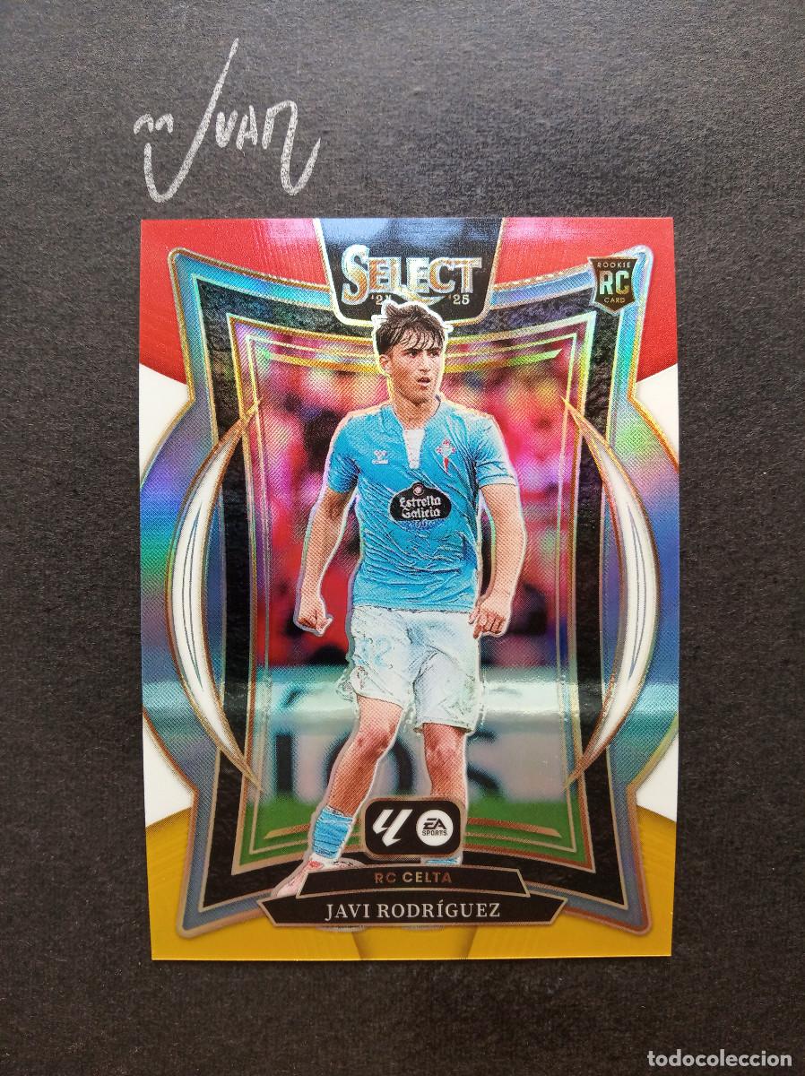 Figurine di Calcio: N&ordm; 24 PARALELA JAVI RODRIGUEZ ROOKIE RC CELTA DE VIGO ⚽ PANINI &reg; SELECT LIGA 2024 2025 24 25 NUEVO
