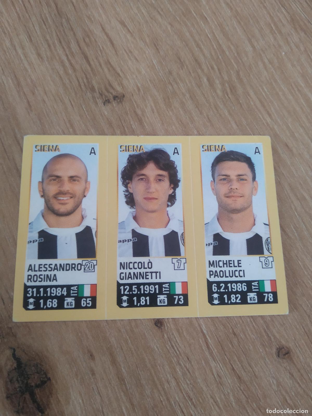 Football Stickers: 735 ROSINA GIANNETTI PAOLUCCI SIENA CROMO FUTBOL PANINI LIGA ITALIA 2013-2014 CALCIATORI 13-14