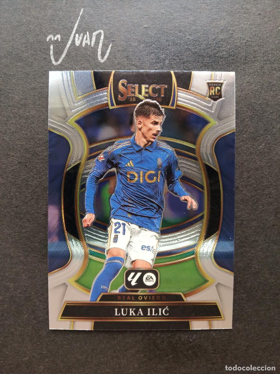 Cartes &agrave; collectionner de Football: N&ordm; 96 TERRACE ROOKIE LUKA ILIC REAL OVIEDO SERBIA ⚽ PANINI &reg; SELECT LIGA 2025 2026 25 26 NUEVO