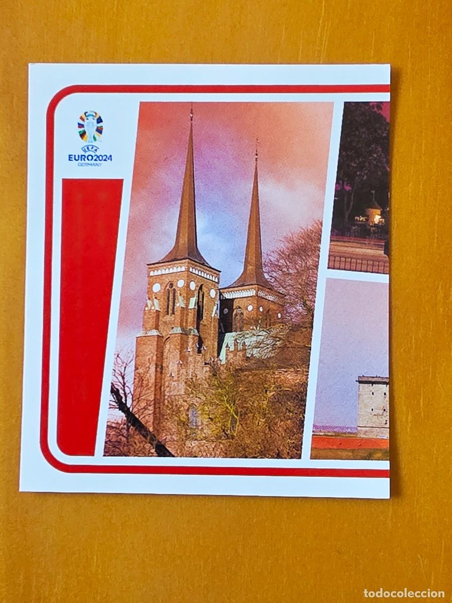 Cromos de f&uacute;tbol: DEN P1 Dinamarca, Topps UEFA Euro 2024, Eurocopa Germany 24 sticker