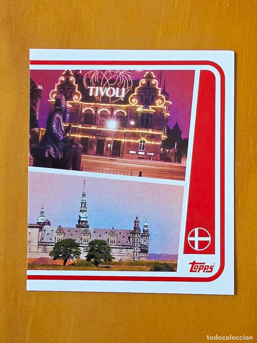 Cromos de f&uacute;tbol: DEN P2 Dinamarca, Topps UEFA Euro 2024, Eurocopa Germany 24 sticker