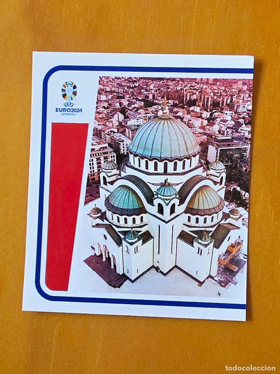 Cromos de f&uacute;tbol: SRB P1 Serbia, Topps UEFA Euro 2024, Eurocopa Germany 24 sticker
