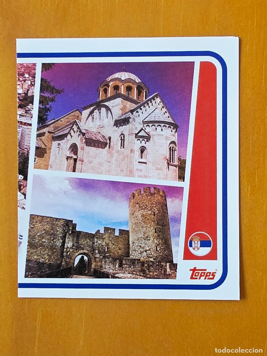 Cromos de f&uacute;tbol: SRB P2 Serbia, Topps UEFA Euro 2024, Eurocopa Germany 24 sticker
