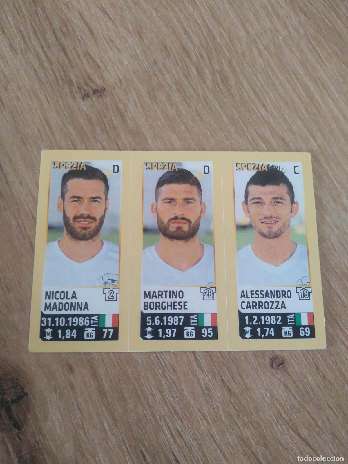 Cromos de f&uacute;tbol: 740 MADONNA BORGHESE CARROZZA SPEZIA CROMO FUTBOL PANINI LIGA ITALIA 2013-2014 CALCIATORI 13-14