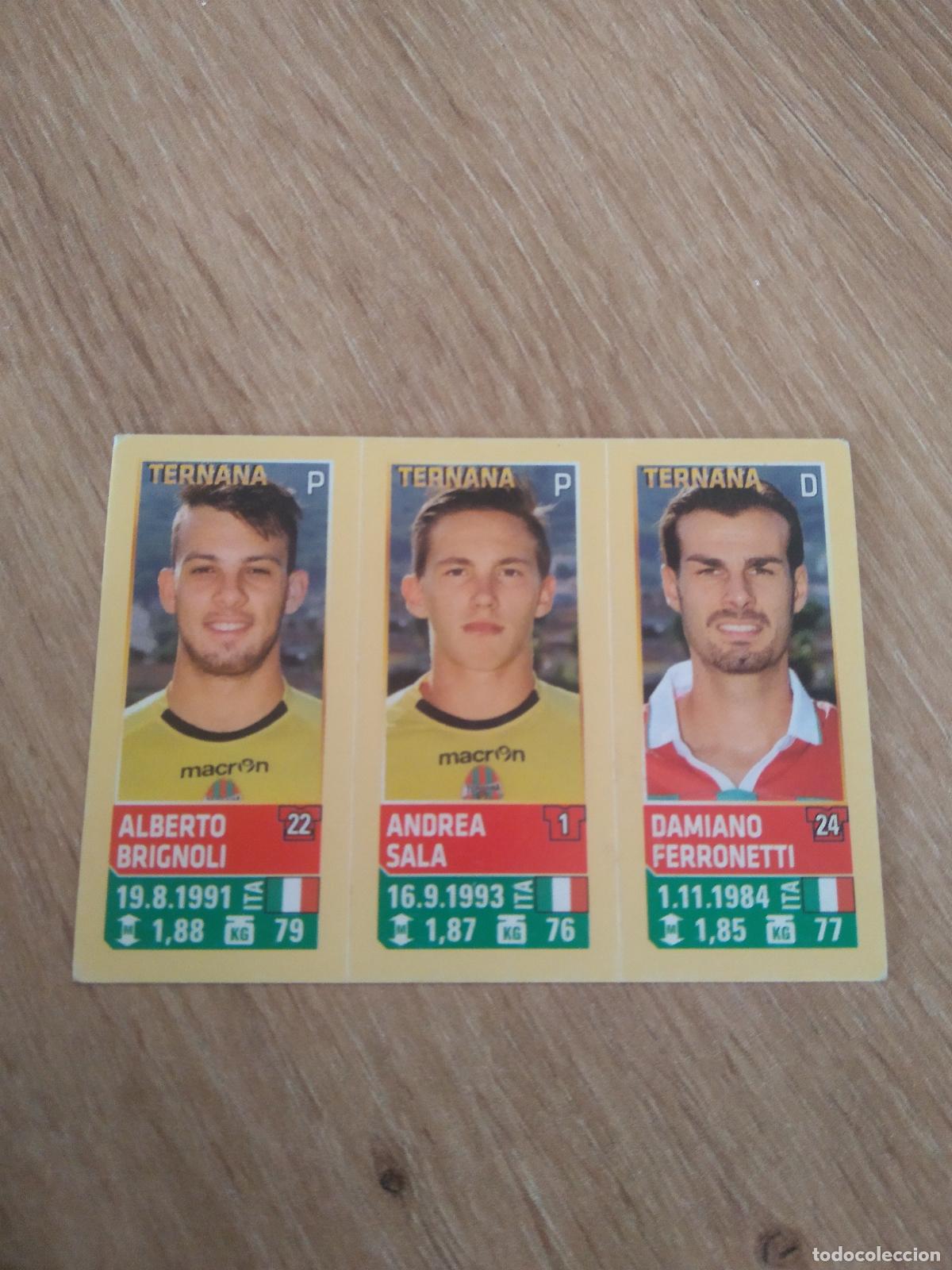 Cromos de f&uacute;tbol: 747 BRIGNOLI SALA FERRONETTI TERNANA CROMO FUTBOL PANINI LIGA ITALIA 2013-2014 CALCIATORI 13-14