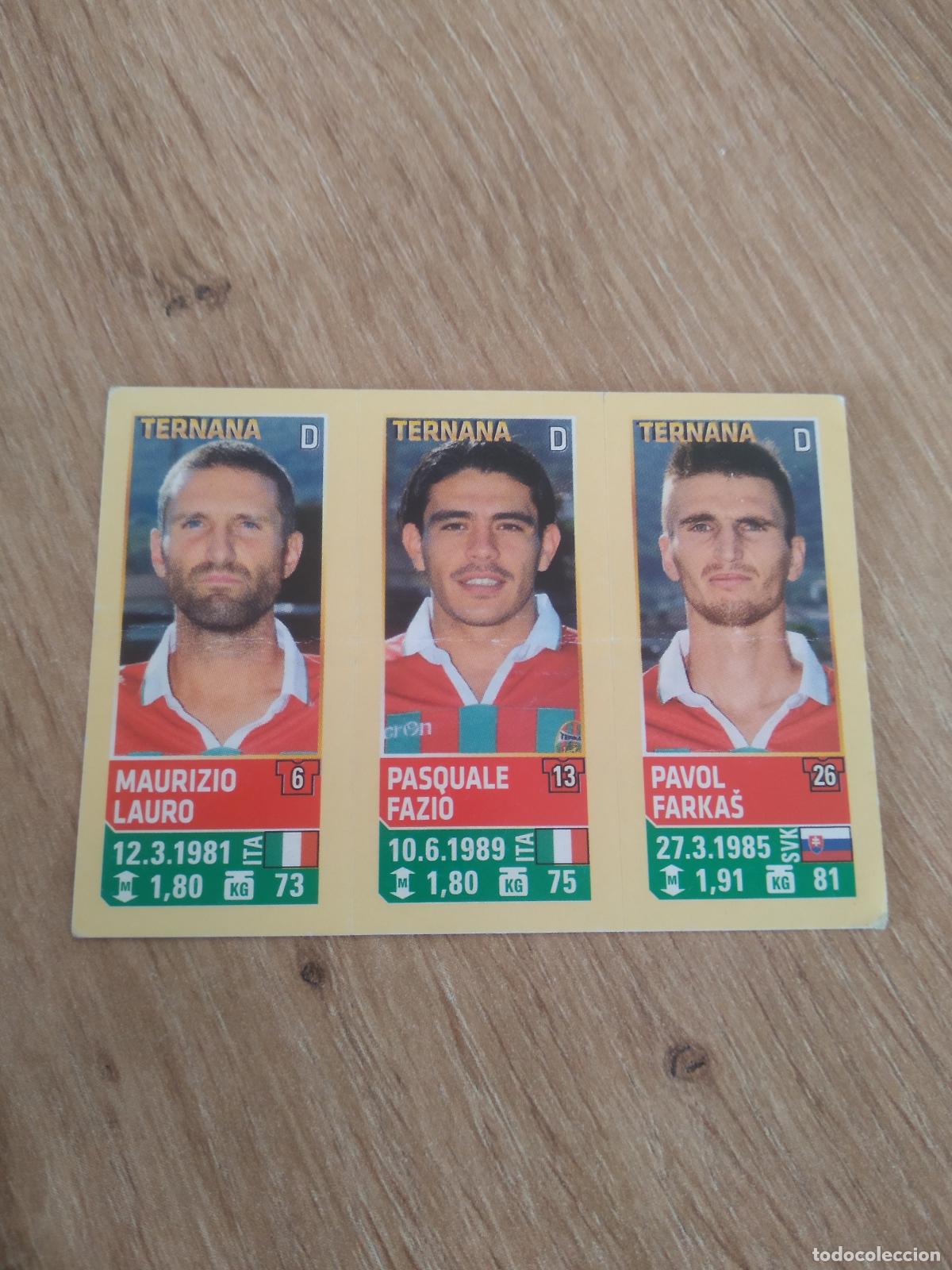 Cromos de f&uacute;tbol: 748 LAURO FAZIO FARKAS TERNANA CROMO FUTBOL PANINI LIGA ITALIA 2013-2014 CALCIATORI 13-14