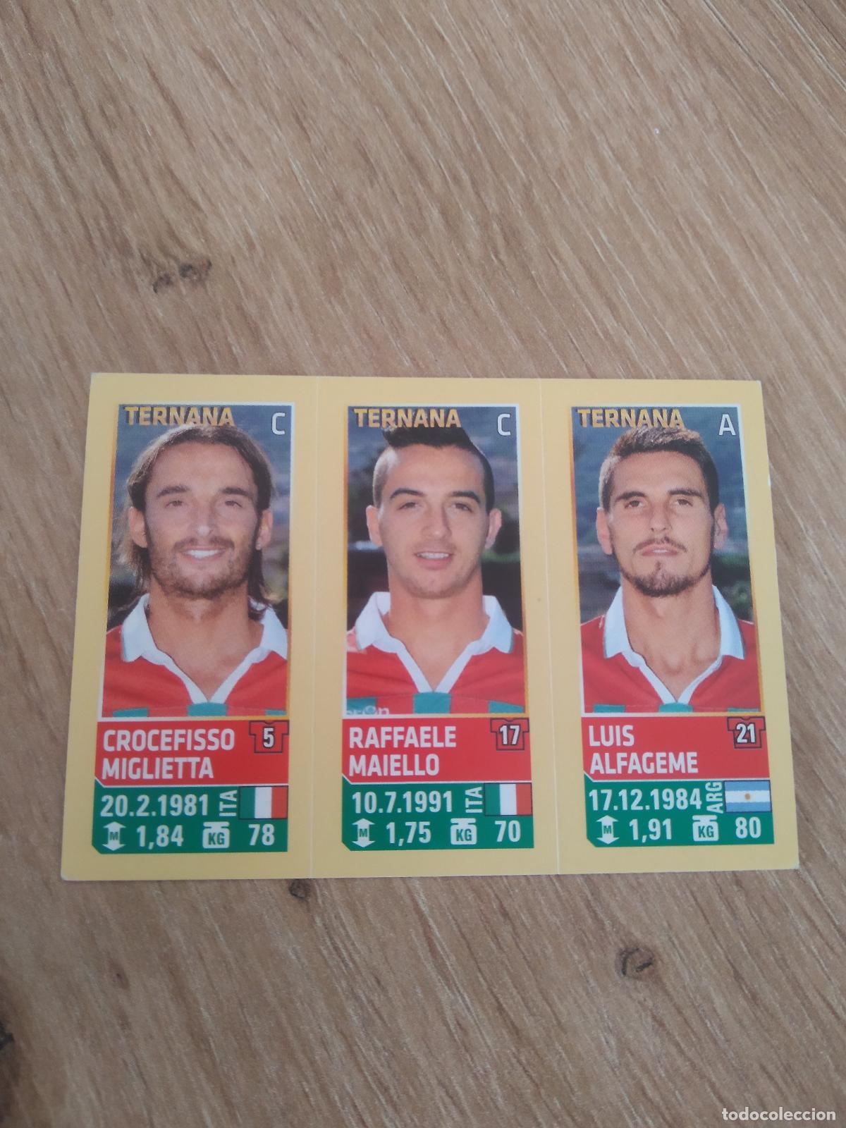 Football Stickers: 751 MIGLIETTA MAIELLO ALFAGEME TERNANA CROMO FUTBOL PANINI LIGA ITALIA 2013-2014 CALCIATORI 13-14
