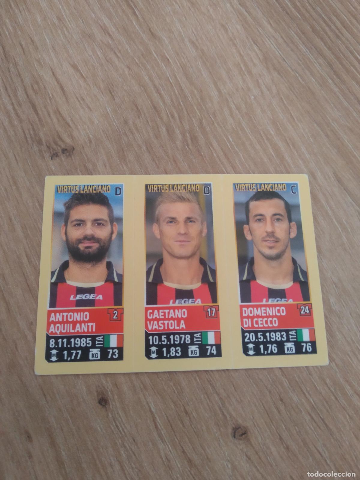Cromos de f&uacute;tbol: 774 AQUILANTI VASTOLA DI CECCO CROMO FUTBOL PANINI LIGA ITALIA 2013-2014 CALCIATORI 13-14