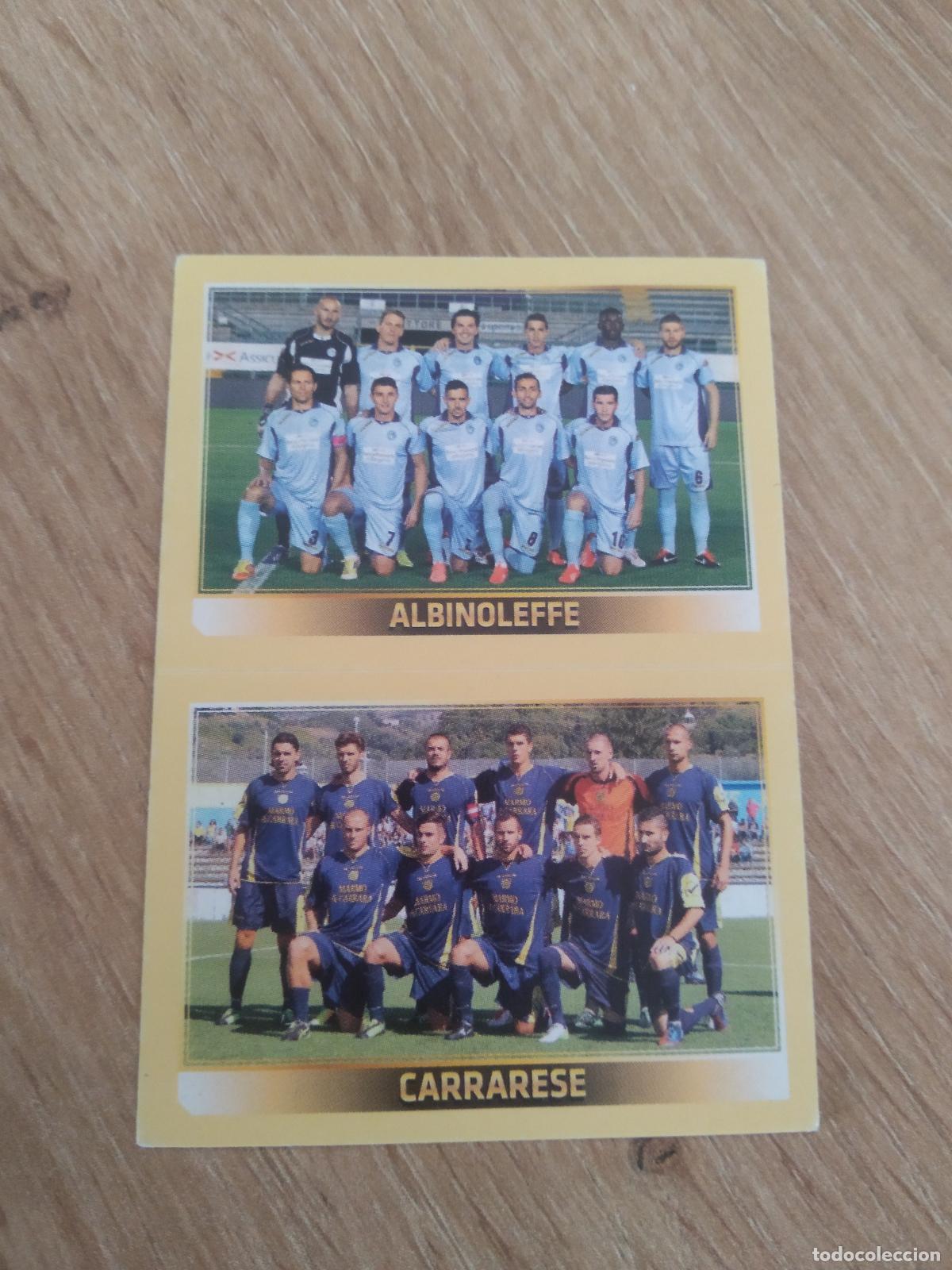 Cromos de f&uacute;tbol: 780 EQUIPO ALBINOLEFFE CARRARESE CROMO FUTBOL PANINI LIGA ITALIA 2013-2014 CALCIATORI 13-14