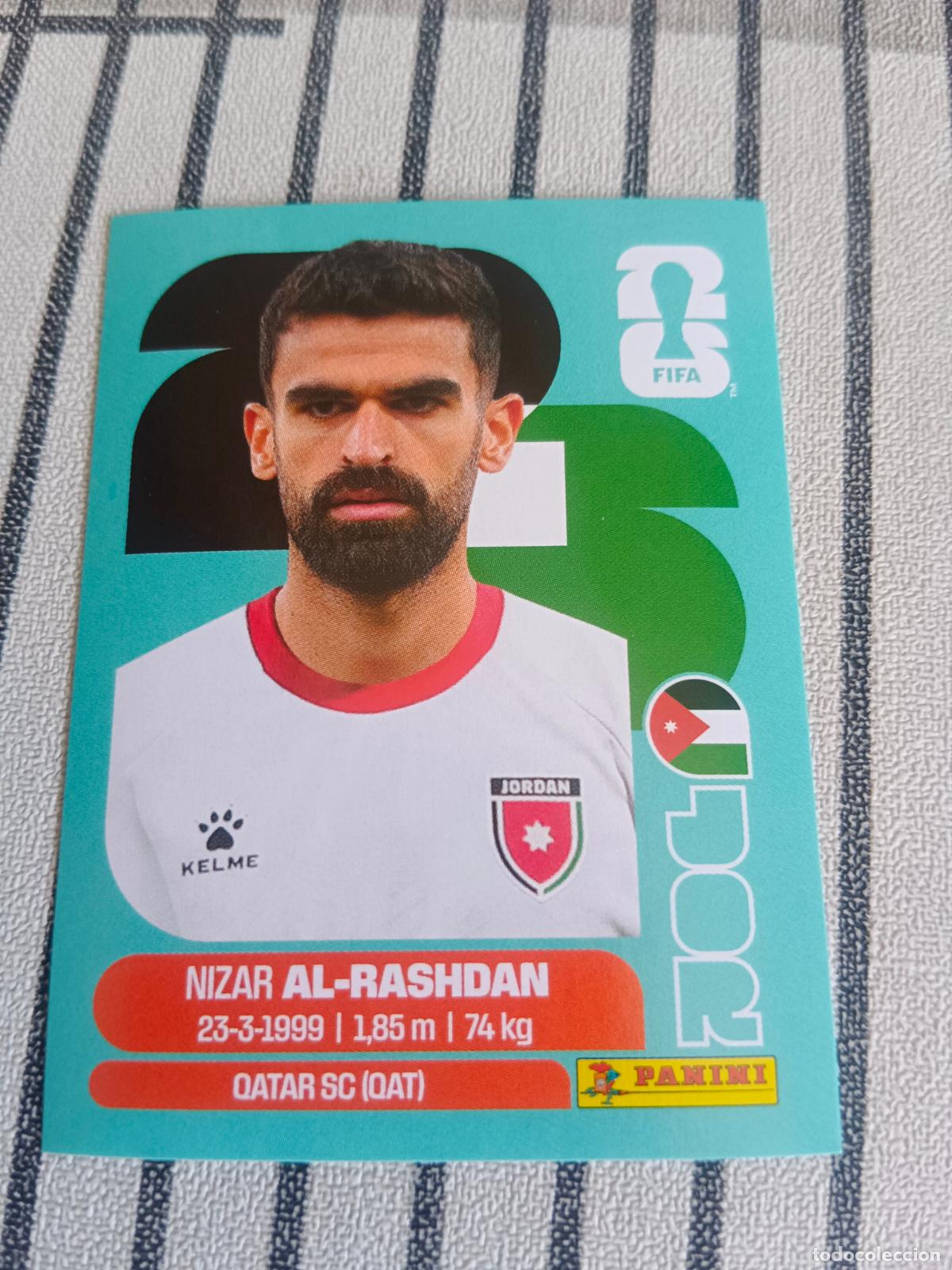 Cromos de f&uacute;tbol: MUNDIAL 2026 ESTADOS UNIDOS USA MEXICO MEJICO CANADA JOR 10 JOR10 NIZAR AL-RASHDAN JORDANIA FIFA