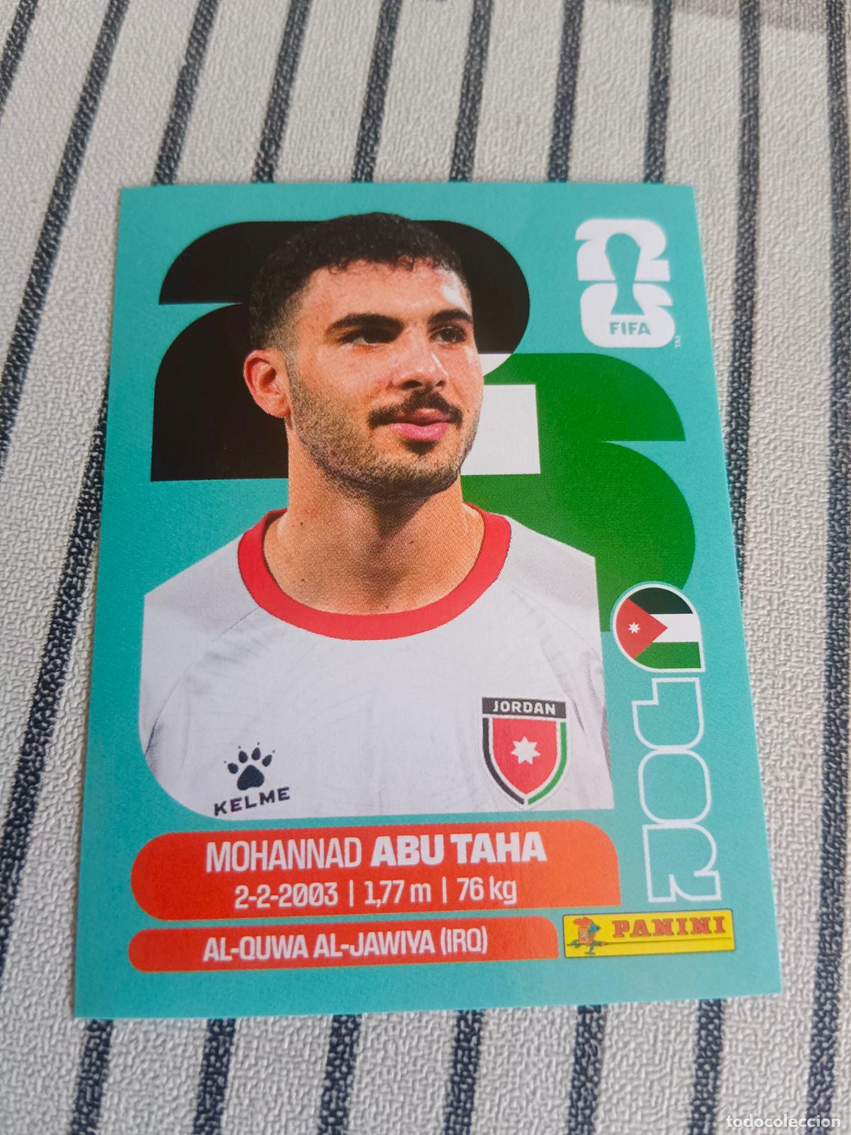 Cromos de f&uacute;tbol: MUNDIAL 2026 ESTADOS UNIDOS USA MEXICO MEJICO CANADA JOR 12 JOR12 ABU TAHA JORDANIA FIFA
