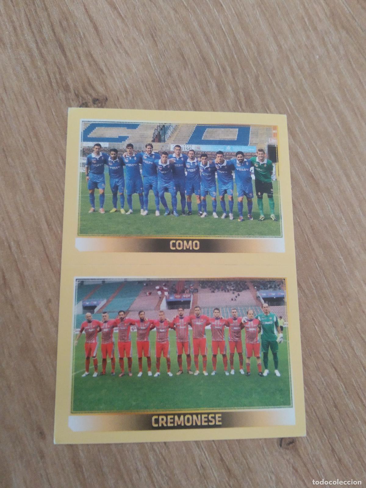 Cromos de f&uacute;tbol: 782 COMO CREMONESE EQUIPO PLANTILLA CROMO FUTBOL PANINI LIGA ITALIA 2013-2014 CALCIATORI 13-14