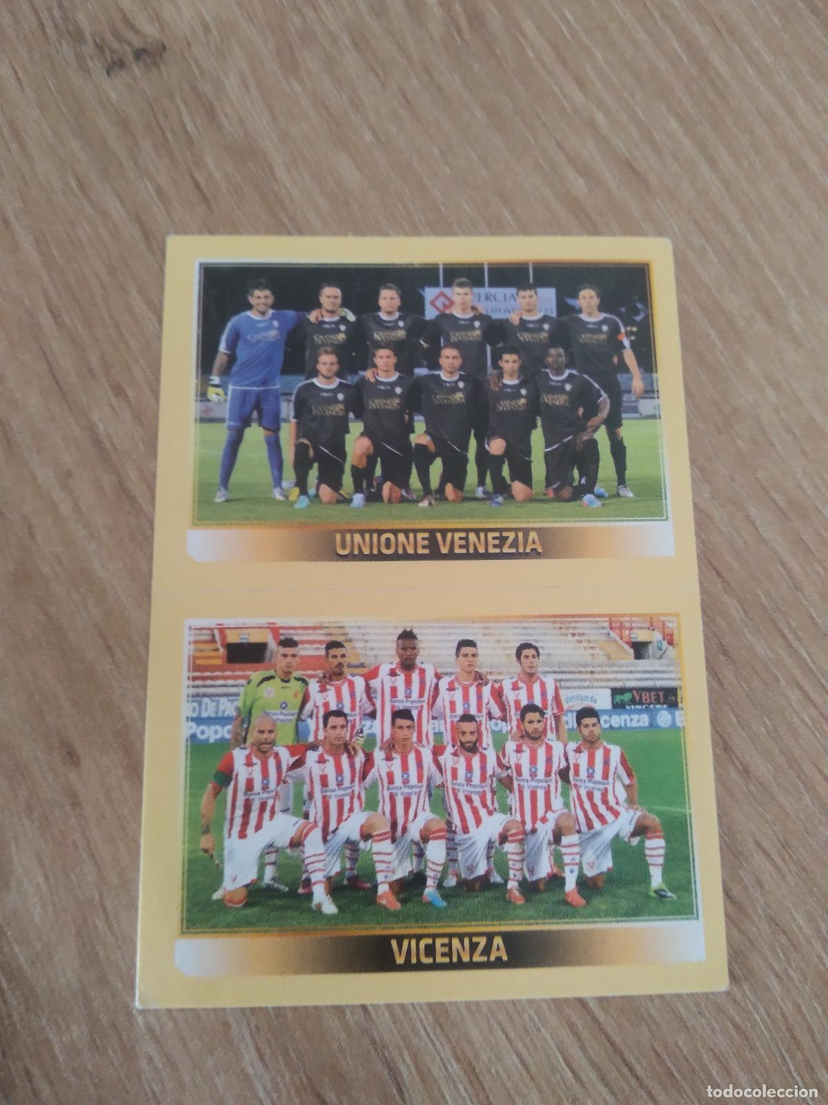 Cromos de f&uacute;tbol: 791 EQUIPO UNIONE VENEZIA VICENZA CROMO FUTBOL PANINI LIGA ITALIA 2013-2014 CALCIATORI 13-14