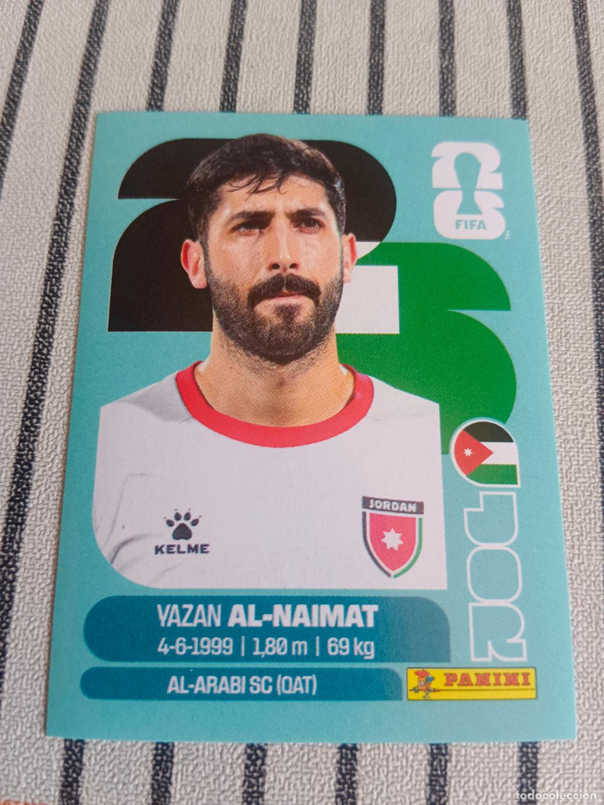 Cromos de f&uacute;tbol: MUNDIAL 2026 ESTADOS UNIDOS USA MEXICO MEJICO CANADA JOR 16 JOR16 YAZAN AL-NAIMAT JORDANIA FIFA