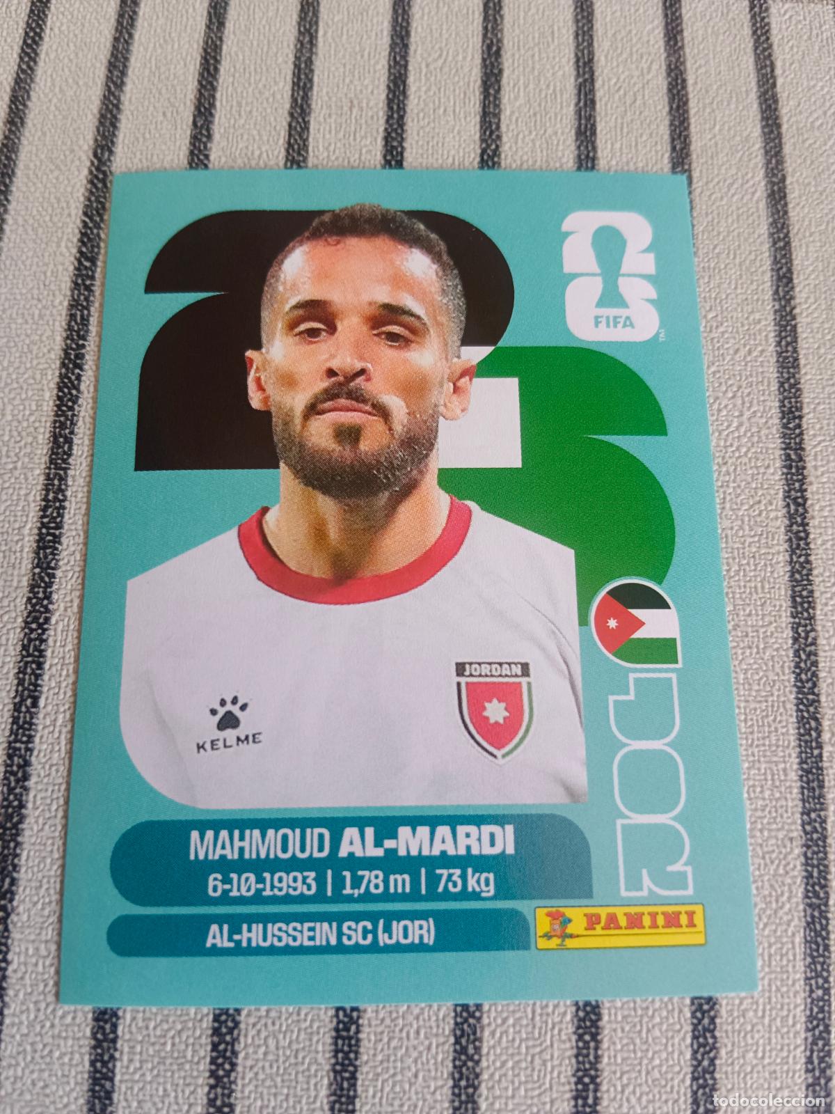 Cromos de f&uacute;tbol: MUNDIAL 2026 ESTADOS UNIDOS USA MEXICO MEJICO CANADA JOR 17 JOR17 MAHMOUD AL-MARDI JORDANIA FIFA