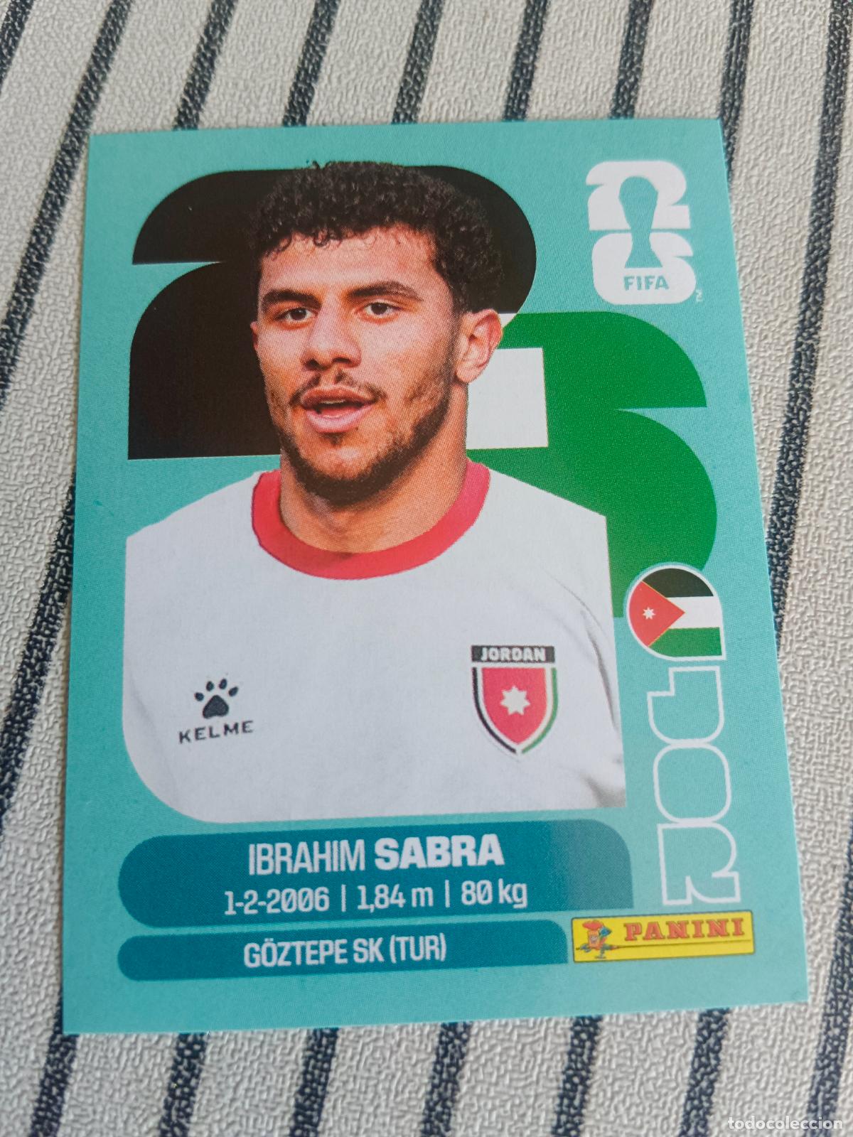 Cromos de f&uacute;tbol: MUNDIAL 2026 ESTADOS UNIDOS USA MEXICO MEJICO CANADA JOR 20 JOR20 IBRAHIM SABRA JORDANIA FIFA