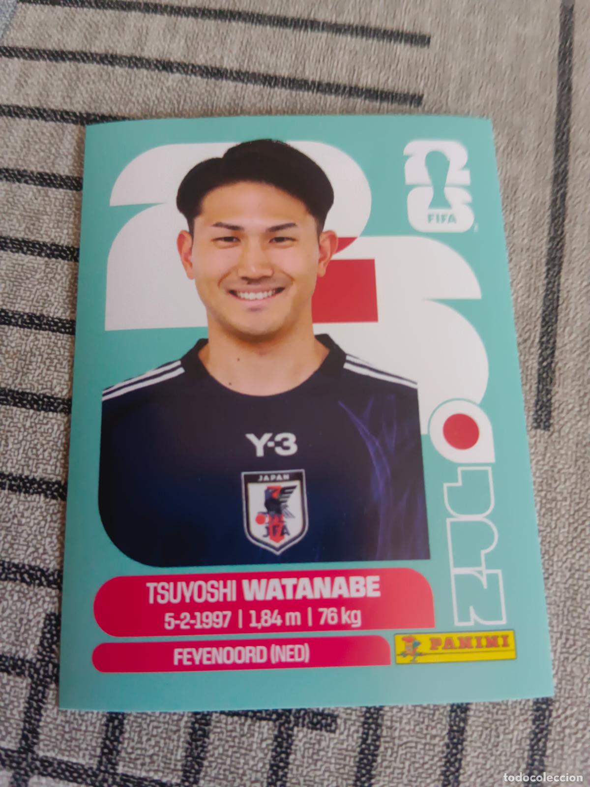 Cromos de f&uacute;tbol: MUNDIAL 2026 ESTADOS UNIDOS USA MEXICO MEJICO CANADA JPN 7 JPN7 TSUYOSHI WATANABE JAP&Oacute;N FIFA