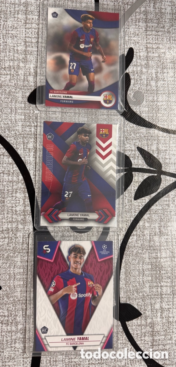 Cromos de f&uacute;tbol: Cartas Lamine Yamal Rokie