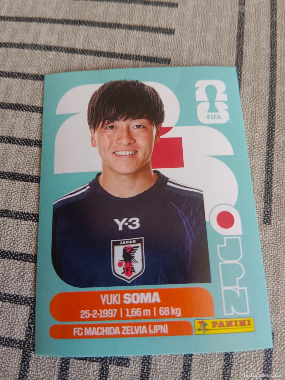 Cromos de f&uacute;tbol: MUNDIAL 2026 ESTADOS UNIDOS USA MEXICO MEJICO CANADA JPN 9 JPN9 YUKI SOMA JAP&Oacute;N FIFA