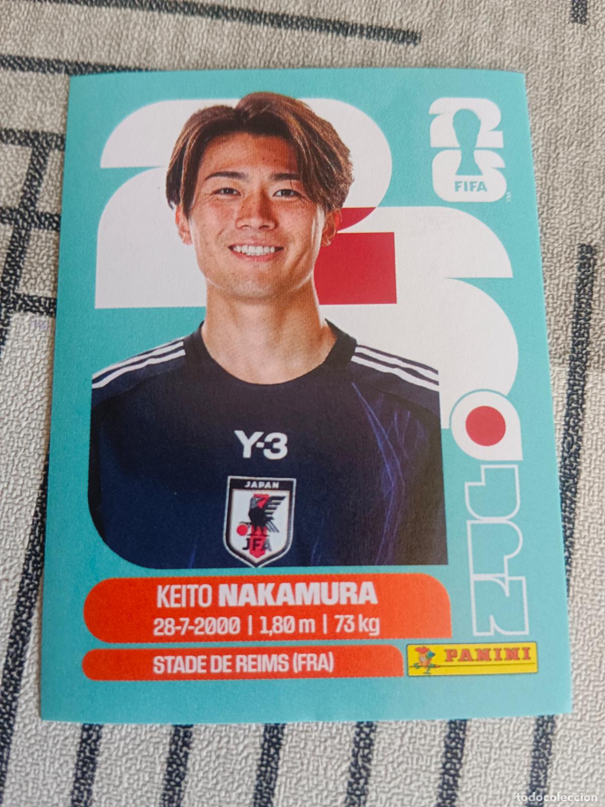 Cromos de f&uacute;tbol: MUNDIAL 2026 ESTADOS UNIDOS USA MEXICO MEJICO CANADA JPN 15 JPN15 KEITO NAKAMURA JAP&Oacute;N FIFA