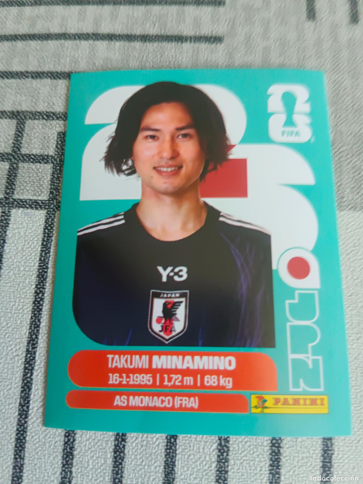 Cromos de f&uacute;tbol: MUNDIAL 2026 ESTADOS UNIDOS USA MEXICO MEJICO CANADA JPN 16 JPN16 TAKUMI MINAMINO JAP&Oacute;N FIFA