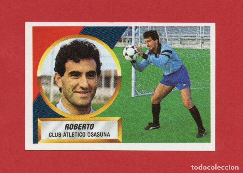 Cromos de f&uacute;tbol: ESTE 88 89 ROBERTO DEL OSASUNA CON # NUEVO SIN PEGAR ESTE 1988 1989
