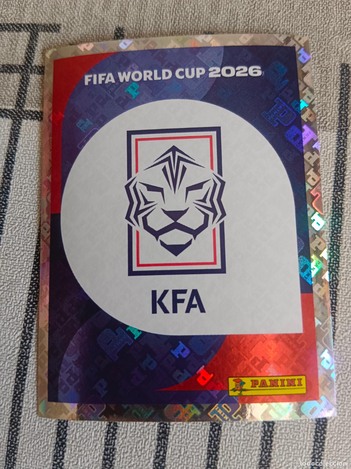 Cromos de f&uacute;tbol: MUNDIAL 2026 ESTADOS UNIDOS USA MEXICO MEJICO CANADA KOR 1 KOR1 ESCUDO COREA DEL SUR FIFA