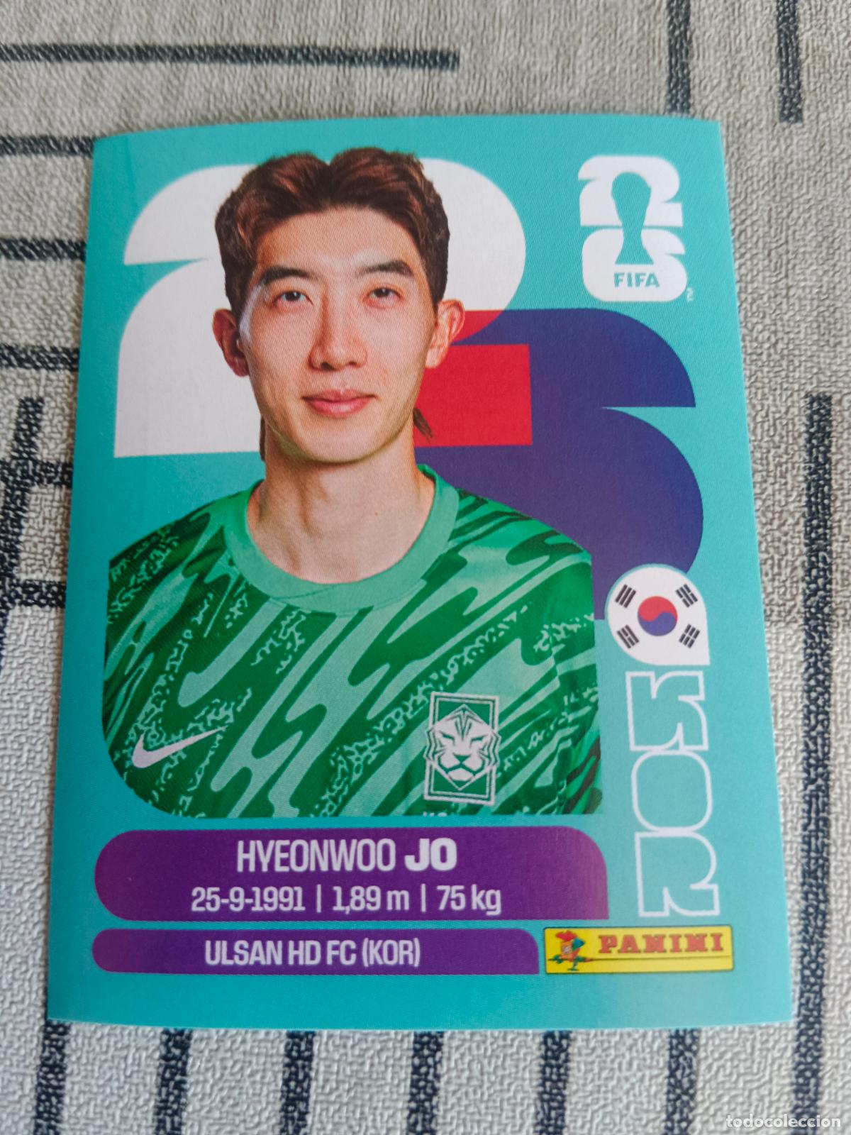 Cromos de f&uacute;tbol: MUNDIAL 2026 ESTADOS UNIDOS USA MEXICO MEJICO CANADA KOR 2 KOR2 HYEONWOO JO COREA DEL SUR FIFA