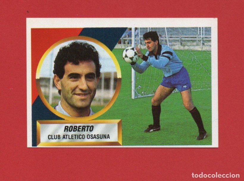 Cromos de f&uacute;tbol: ESTE 88 89 ROBERTO DEL OSASUNA SIN # NUEVO SIN PEGAR ESTE 1988 1989