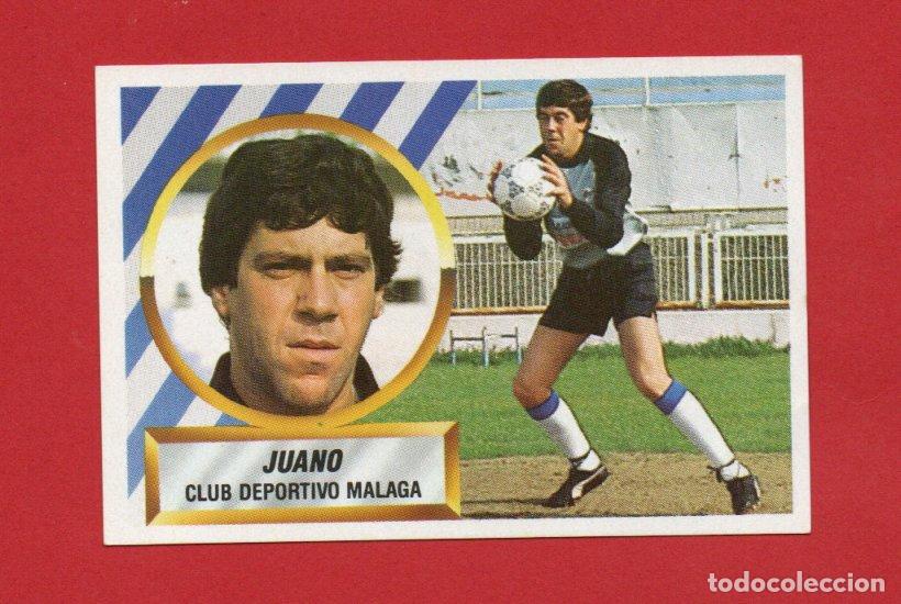 Cromos de f&uacute;tbol: ESTE 88 89 JUANO DEL MALAGA SIN LETRA B NUEVO SIN PEGAR ESTE 1988 1989