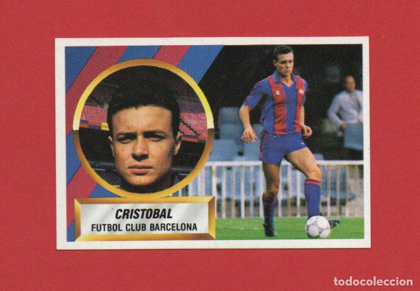 Cromos de f&uacute;tbol: ESTE 88 89 CRISTOBAL DEL FC BARCELONA NUEVO SIN PEGAR ESTE 1988 1989