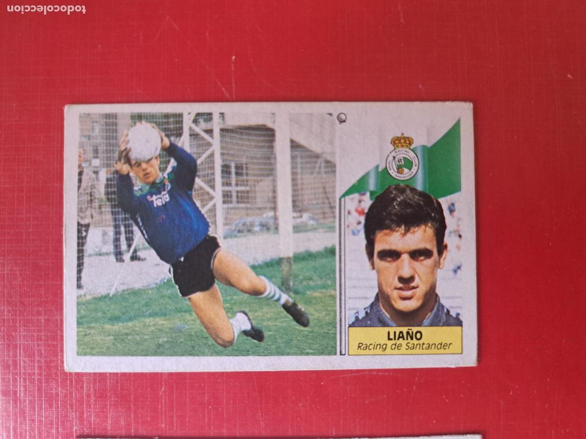 Cromos de f&uacute;tbol: ALF ESTE 86 87 1986 1987 LIA&Ntilde;O RACING SANTANDER NUNCA PEGADO