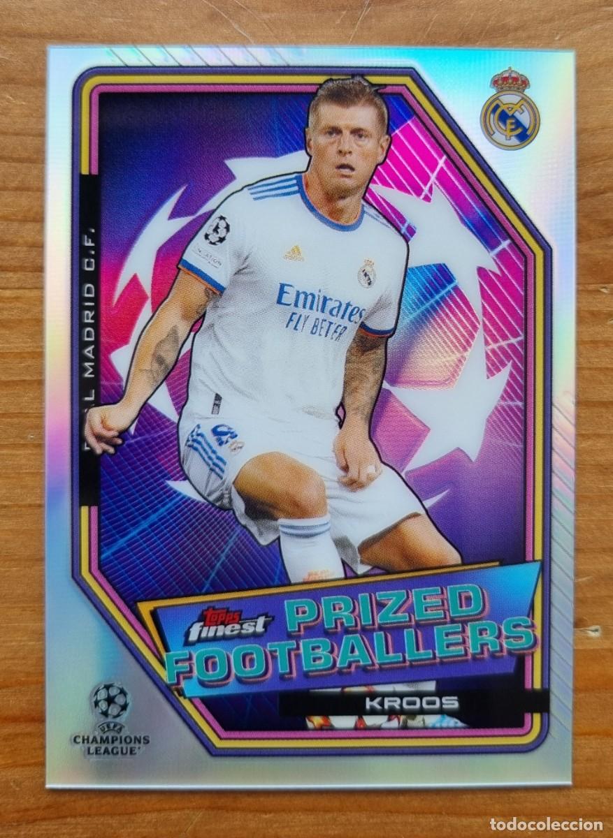 Cromos de f&uacute;tbol: PF-9 KROOS (Real Madrid CF) PRIZED FOOTBALLERS. Topps Finest UCL 2021 2022 21 22 (Nuevo)