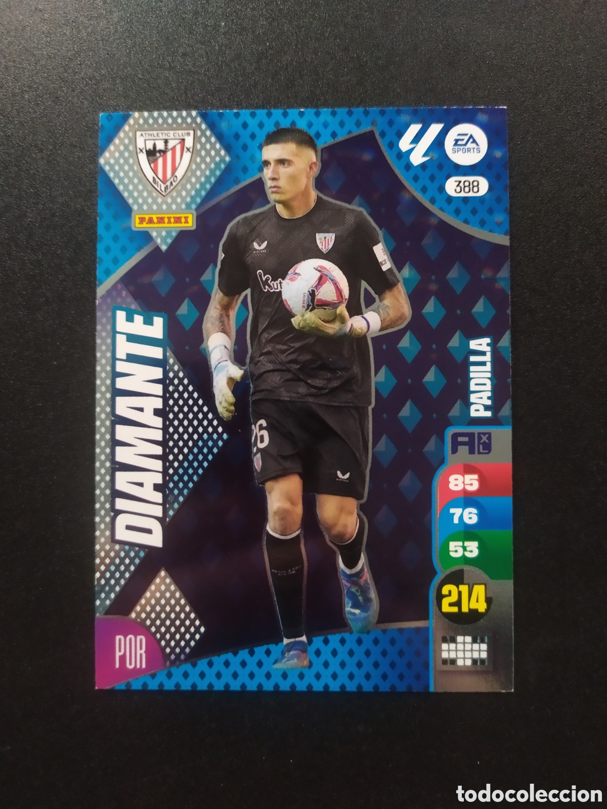 Cromos de f&uacute;tbol: Adrenalyn 2024 2025 24 25 panini Padilla diamante n&deg; 388 Athletic Bilbao