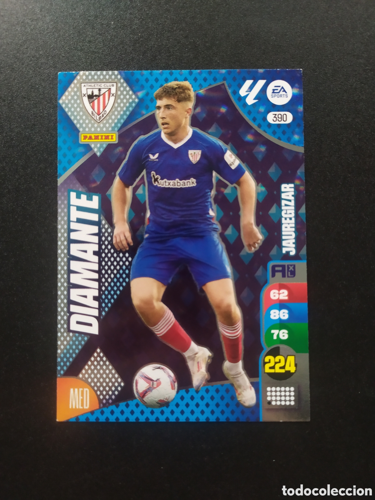 Cromos de f&uacute;tbol: Adrenalyn 2024 2025 24 25 panini Jauregizar diamante n&deg; 390 Athletic Bilbao