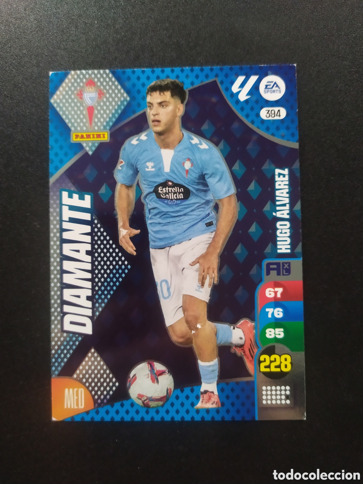 Cromos de Futebol: Adrenalyn 2024 2025 24 25 panini Hugo Alvarez diamante n&deg; 394 Celta Vigo