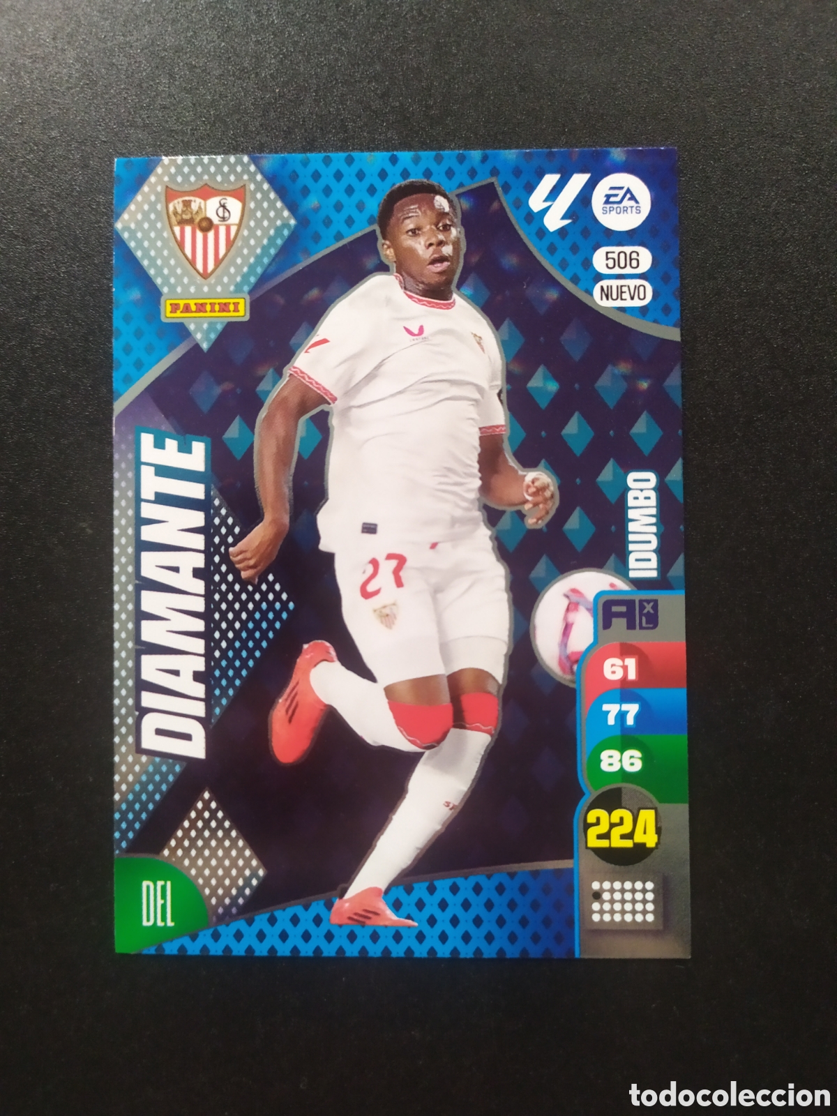Cromos de f&uacute;tbol: Adrenalyn 2024 2025 24 25 panini Idumbo nuevo diamante n&deg; 506 Sevilla