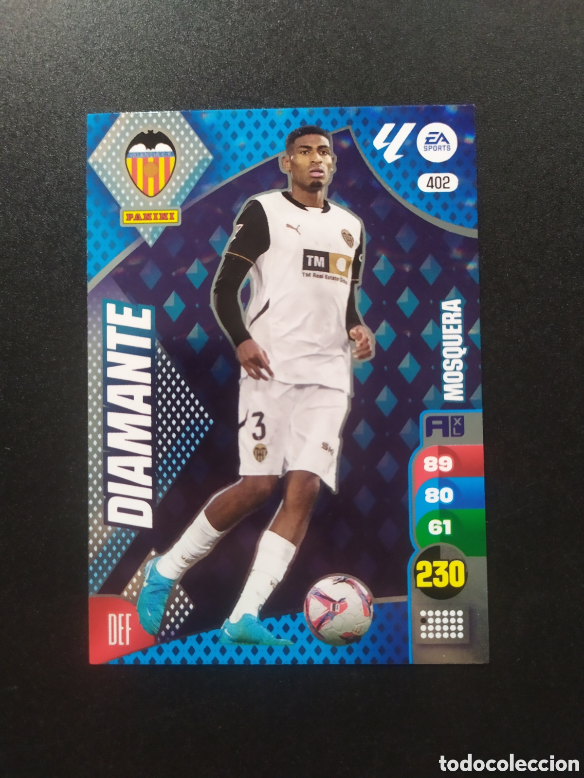 Fu&szlig;ball-Sticker: Adrenalyn 2024 2025 24 25 panini Mosquera diamante n&deg; 402 Valencia
