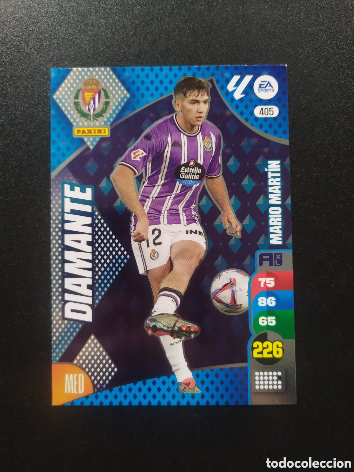 Cromos de f&uacute;tbol: Adrenalyn 2024 2025 24 25 panini Mario Martin diamante n&deg; 405 Valladolid