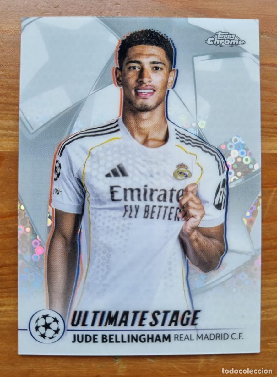 Cromos de f&uacute;tbol: US-26 BELLINGHAM (Real Madrid CF) ULTIMATE STAGE. Topps Chrome UEFA Clubs Competition Flagship 25 26