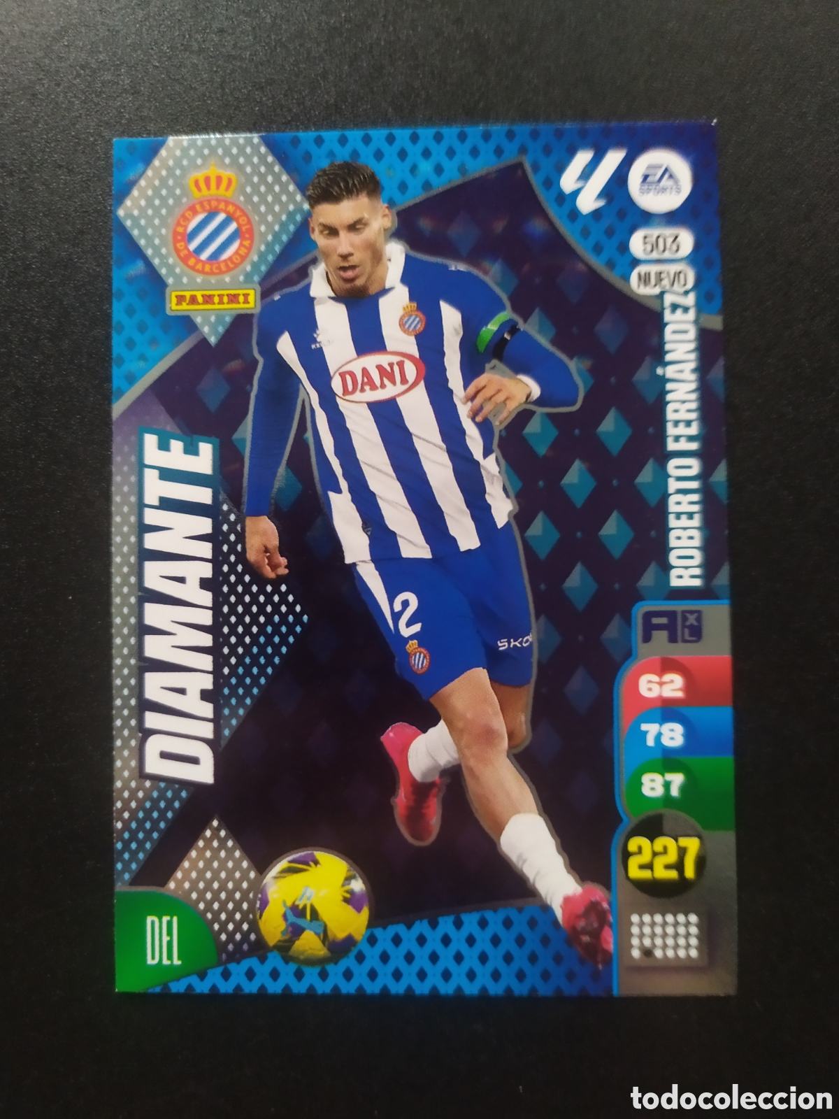 Cromos de f&uacute;tbol: Adrenalyn 2024 2025 24 25 panini Roberto Fern&aacute;ndez diamante n&deg; 503 Espanyol